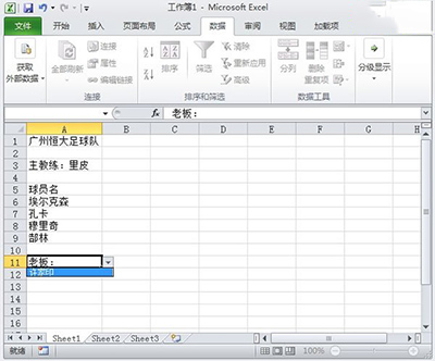 Excel2010数据有效性功能使用方法介绍-下载之