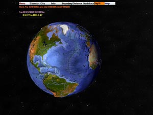 【三维世界地图屏保(3D World Map)】三维世界